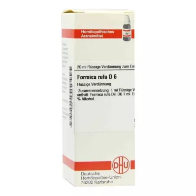 FORMICA RUFA D 6 Fortynning, 20 ml FORMICA RUFA D 6 Fortynning, 20 ml