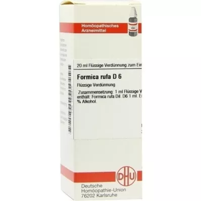 FORMICA RUFA D 6 Fortynning, 20 ml