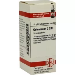 GELSEMIUM C 200 globuler, 10 g