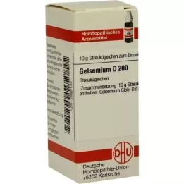 GELSEMIUM D 200 globuler, 10 g