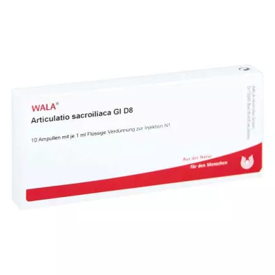 ARTICULATIO sacroiliaca GL D 8 ampuller, 10X1 ml