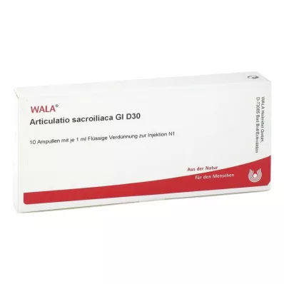 ARTICULATIO sacroiliaca GL D 30 ampuller, 10X1 ml