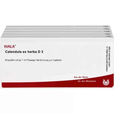 CALENDULA EX Herba D 3 ampuller, 50X1 ml CALENDULA EX Herba D 3 ampuller, 50X1 ml