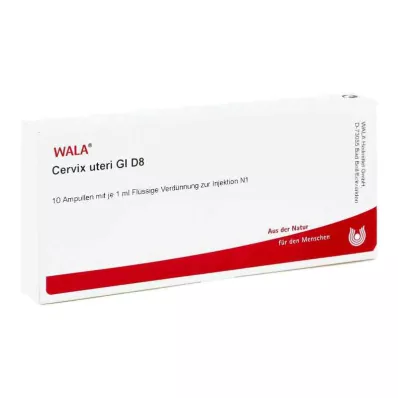 CERVIX livmor GL D 8 ampuller, 10X1 ml