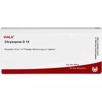 CHRYSOPRAS D 15 Ampuller, 10X1 ml