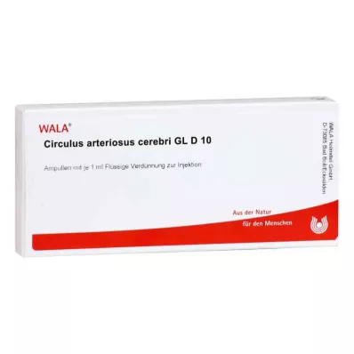 CIRCULUS arteriosus cerebri GL D 10 ampuller, 10X1 ml CIRCULUS arteriosus cerebri GL D 10 ampuller, 10X1 ml