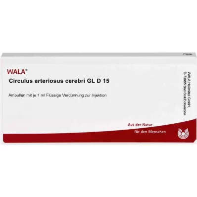 CIRCULUS arteriosus cerebri GL D 15 ampuller, 10 x 1 ml CIRCULUS arteriosus cerebri GL D 15 ampuller, 10 x 1 ml