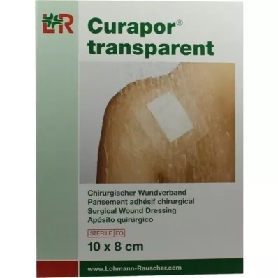 CURAPOR Steril transparent sårbandasje 8x10 cm, 5 stk