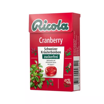 RICOLA o.Z.Box Tranebærgodteri, 50 g RICOLA o.Z.Box Tranebærgodteri, 50 g