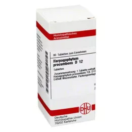 HARPAGOPHYTUM PROCUMBENS D 12 tabletter, 80 stk