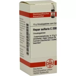 HEPAR SULFURIS C 200 globuler, 10 g