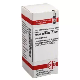HEPAR SULFURIS C 200 globuler, 10 g