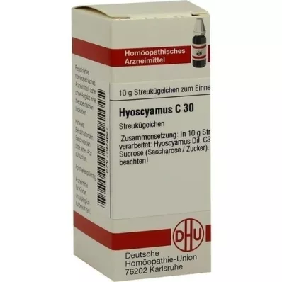 HYOSCYAMUS C 30 globuler, 10 g