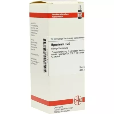 HYPERICUM D 30 Fortynning, 50 ml