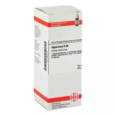 HYPERICUM D 30 Fortynning, 50 ml HYPERICUM D 30 Fortynning, 50 ml