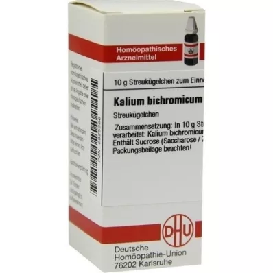 KALIUM BICHROMICUM D 30 globuler, 10 g
