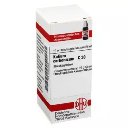 KALIUM CARBONICUM C 30 globuler, 10 g