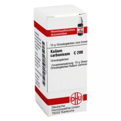 KALIUM CARBONICUM C 200 globuler, 10 g KALIUM CARBONICUM C 200 globuler, 10 g
