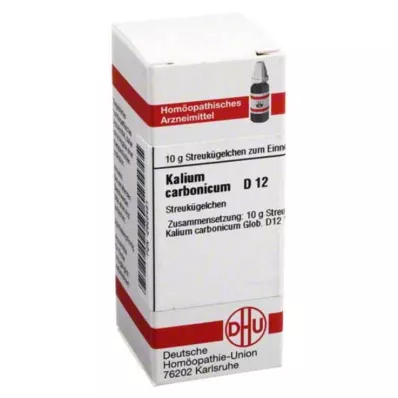 KALIUM CARBONICUM D 12 globuler, 10 g