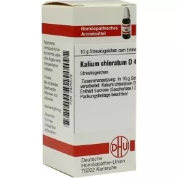 KALIUM CHLORATUM D 4 kuler, 10 g