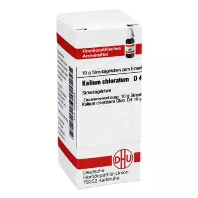 KALIUM CHLORATUM D 4 kuler, 10 g KALIUM CHLORATUM D 4 kuler, 10 g