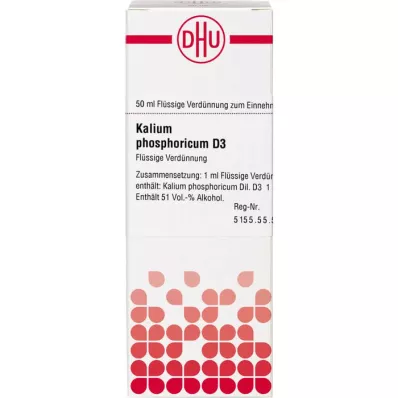 KALIUM PHOSPHORICUM D 3 Fortynning, 50 ml