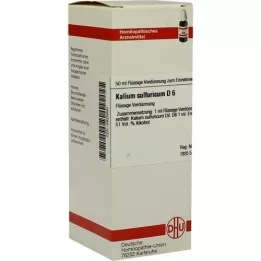 KALIUM SULFURICUM D 6 Fortynning, 50 ml