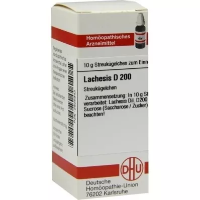 LACHESIS D 200 globuler, 10 g