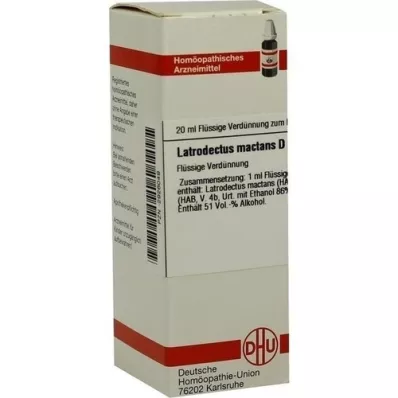 LATRODECTUS mactans D 12 Fortynning, 20 ml