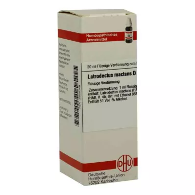 LATRODECTUS mactans D 12 Fortynning, 20 ml
