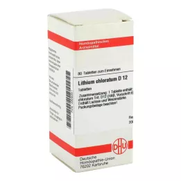 Lithium Chloratum D12 tabletter (80 stykker)