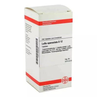 LUFFA OPERCULATA D 12 tabletter, 200 stk