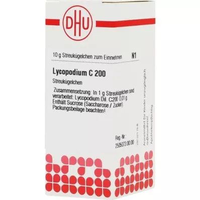 LYCOPODIUM C 200 globuler, 10 g
