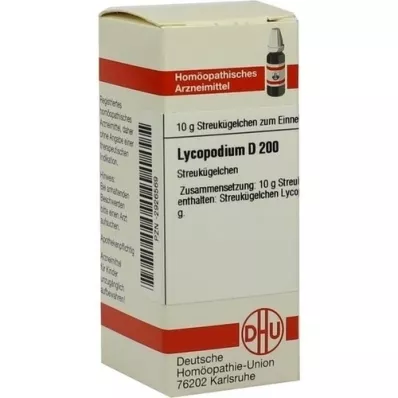 LYCOPODIUM D 200 globuler, 10 g