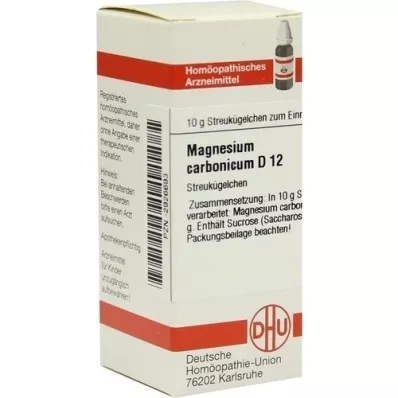 MAGNESIUM CARBONICUM D 12 globuler, 10 g