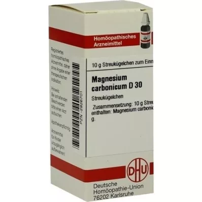 MAGNESIUM CARBONICUM D 30 globuler, 10 g