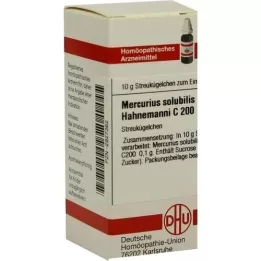 MERCURIUS SOLUBILIS Hahnemanni C 200 kuler, 10 g