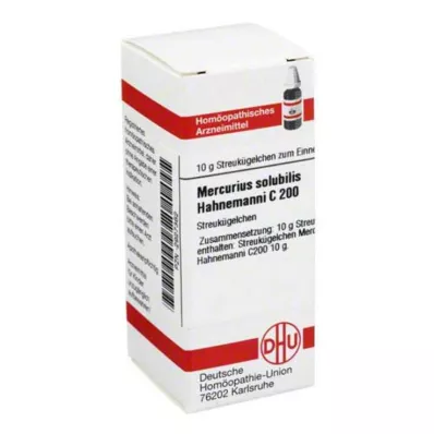 MERCURIUS SOLUBILIS Hahnemanni C 200 kuler, 10 g