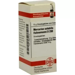 MERCURIUS SOLUBILIS Hahnemanni D 200 globuler, 10 g