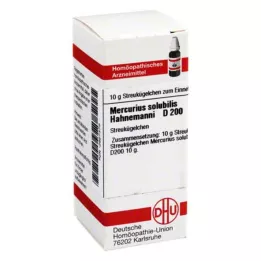 MERCURIUS SOLUBILIS Hahnemanni D 200 globuler, 10 g