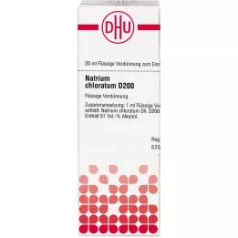 NATRIUM CHLORATUM D 200-fortynning, 20 ml