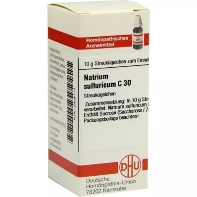 NATRIUM SULFURICUM C 30 globuler, 10 g