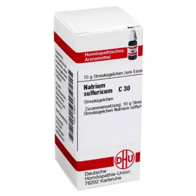 NATRIUM SULFURICUM C 30 globuler, 10 g