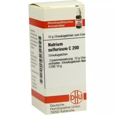 NATRIUM SULFURICUM C 200 globuler, 10 g