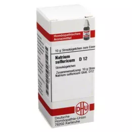 NATRIUM SULFURICUM D 12 globuler, 10 g