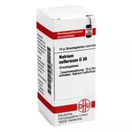 NATRIUM SULFURICUM D 30 globuler, 10 g