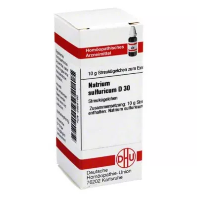 NATRIUM SULFURICUM D 30 globuler, 10 g