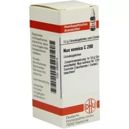 NUX VOMICA C 200 globuler, 10 g