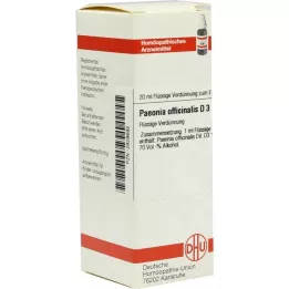 DHU Paeonia officinalis D 3 Fortynning, 20 ml