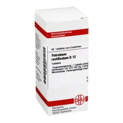 PETROLEUM RECTIFICATUM D 12 tabletter, 80 stk
